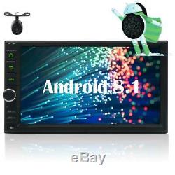 Double 2 Din Android 8.1 Car Radio Stereo GPS Navi 8 Octa-Core Wifi 4G+Camera