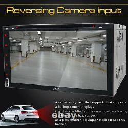 Double 2 Din Car Stereo HD CD DVD Player in Dash Bluetooth Unit Reversing Camera