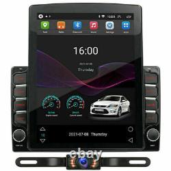 Double 2 Din Car Stereo Radio Player Android GPS Wifi Touch Screen Pad w Camera