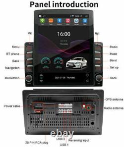 Double 2 Din Car Stereo Radio Player Android GPS Wifi Touch Screen Pad w Camera