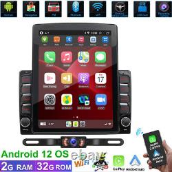 Double 2 Din Car Stereo Radio Player GPS Navi Touch Screen Wireless Auto CarPlay