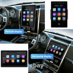 Double 2 Din Rotatable 10.1'' Android 12 Car Radio GPS WIFI Touch Screen Stereo