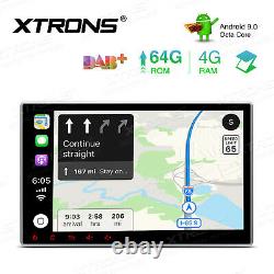 Double DIN 10.1 Android 9.0 8-Core 4+64GB Car DVD Player Radio Stereo GPS WIFI