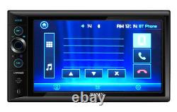 Double DIN 6.8 USB Bluetooth AM/FM Car Stereo Radio Kit for 2001-05 Honda Civic