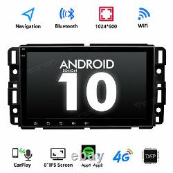 Double DIN 8 Android 10 2+32GB Car Stereo GPS Nav Radio WiFi for Chevrolet GMC