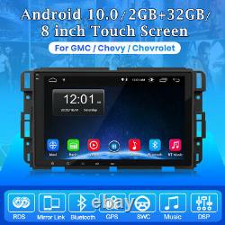 Double DIN 8 Android 10 2+32GB Car Stereo GPS Navi Radio WiFi for Chevrolet GMC