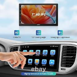 Double DIN Car Stereo, 7 HD Touchscreen Android, Bluetooth, WiFi, DSP, GPS 2+32