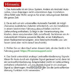 Double DIN Car Stereo Wireless CarPlay Android Auto QLED 7Display Bluetooth Cam