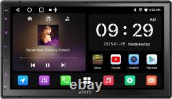 Double-DIN Car Stereo with GPS, 24-Band DSP & Entertainment Apps Compatibility