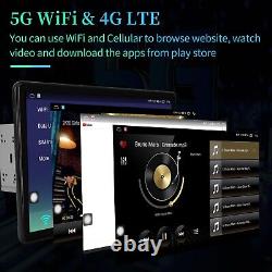 Double DIN Rotatable 13.3'' Android Touch Screen Car Stereo Radio GPS 6GB+128GB