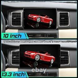 Double DIN Rotatable 13.3'' Android Touch Screen Car Stereo Radio GPS 6GB+128GB