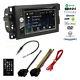 Double Din Touchscreen Bluetooth Usb Radio Cd Player+chevy Car Stereo Dash Kit