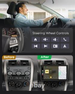 Double Din 10.1 Android 13 Car Stereo FM Radio GPS Navigation OBD2 2DIN CarPlay