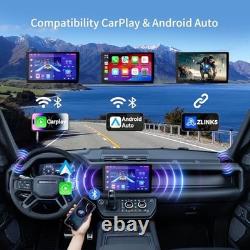 Double Din 10.1 inch Touchscreen Car Stereo with CarPlay, GPS, Bluetooth, Backup