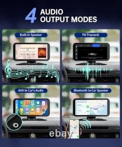 Double Din 6 inch Touchscreen Car Stereo with CarPlay, Android Auto, Bluetooth