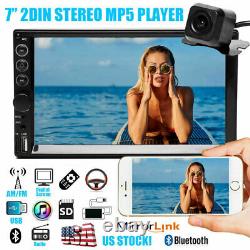 Double Din 7 Car Stereo MP5 Bluetooth Radio USB Fit Ford F-150 Explorer Mustang