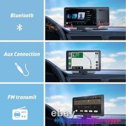 Double Din 7 inch Touchscreen Car Stereo with CarPlay, Bluetooth, GPS, Backup Ca