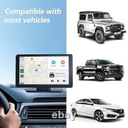 Double Din 7 inch Touchscreen Car Stereo with CarPlay, Bluetooth, GPS, Backup Ca