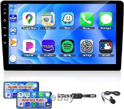 Double Din 9 Inch Car Stereo with Apple Car Play Android Auto Bluetooth Radio