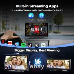 Double Din 9 inch Touchscreen Car Stereo with CarPlay, Android Auto, Bluetooth