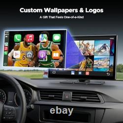 Double Din 9 inch Touchscreen Car Stereo with CarPlay, Android Auto, Bluetooth