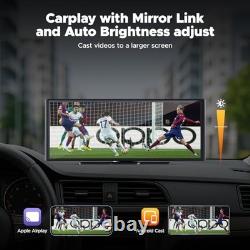 Double Din 9 inch Touchscreen Car Stereo with CarPlay, Android Auto, GPS