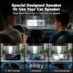Double Din 9 inch Touchscreen Car Stereo with CarPlay, Android Auto, GPS