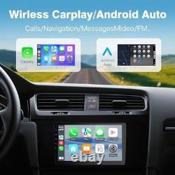 Double Din 9 inch Touchscreen Car Stereo with CarPlay, Android Auto, GPS, Blueto