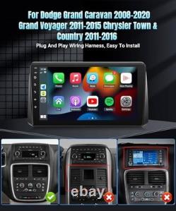 Double Din 9 inch Touchscreen Car Stereo with Wireless CarPlay, Android Auto, Bl