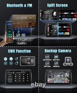 Double Din 9 inch Touchscreen Car Stereo with Wireless CarPlay, Android Auto, Bl