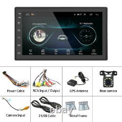 Double Din Android 10.1 Apple Carplay Wireless Car Stereo Radio GPS WIFI +Camera