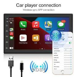 Double Din Android 10.1 Apple Carplay Wireless Car Stereo Radio GPS WIFI +Camera