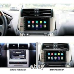 Double Din Android 10.1 Apple Carplay Wireless Car Stereo Radio GPS WIFI +Camera