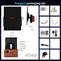 Double Din Android Car Stereo 9.5 Touchscreen GPS Bluetooth USB FM Backup Camera