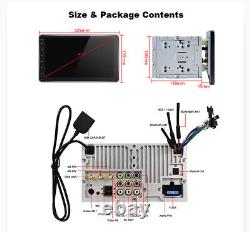 Double Din Android Car Stereo Radio with Bluetooth GPS 9 Inch HD Touchscreen FM