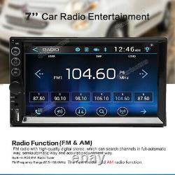 Double Din Bluetooth Indash Stereo Radio Player Mirror Link For Map Navigation 7