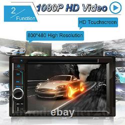 Double Din Car Radio In Dash Music Player MP3 CD DVD Stereo Mirror Link For GPS
