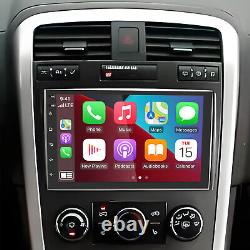 Double Din Car Radio Stereo GPS BT Android13 Carplay For Chevy Equinox 2005-2009