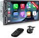 Double Din Car Radio With Wireless Apple Carplay And Android Auto Bluetooth