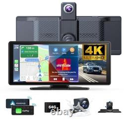 Double Din Car Stereo 10.26 inch Touchscreen with CarPlay, Android Auto, GPS