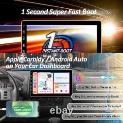 Double Din Car Stereo 10in Touchscreen Bluetooth Multimedia with Backup Camera