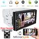 Double Din Car Stereo 6.2 Dvd Cd Touch Screen Radio Mirror Link For Android Ios