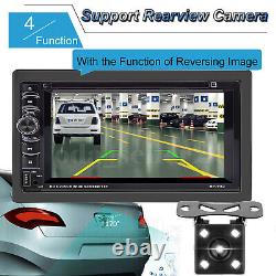 Double Din Car Stereo 6.2 DVD CD Touch Screen Radio Mirror Link For Android IOS