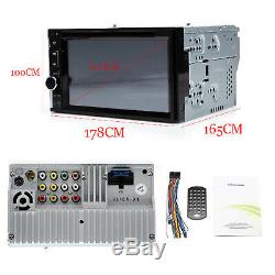 Double Din Car Stereo 6.2 DVD CD Touch Screen Radio Mirror Link For GPS Android