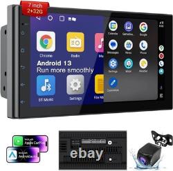 Double Din Car Stereo 7 HD Touchscreen GPS Backup Camera Bluetooth FM/AM