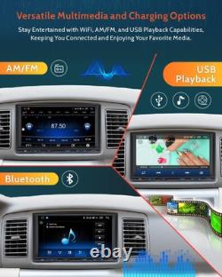 Double Din Car Stereo 7 Inch Android 12 Double Din Car Radio Compatible with