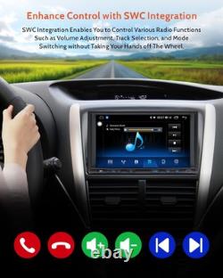 Double Din Car Stereo 7 Inch Android 12 Double Din Car Radio Compatible with