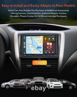 Double Din Car Stereo 7 Inch Android 12 Double Din Car Radio Compatible with