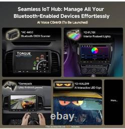 Double Din Car Stereo 9 QLED Touchscreen, 4GB+32GB Wireless CarPlay & Android A