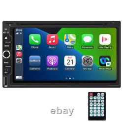 Double Din Car Stereo Apple Carplay Android Auto DVD CD Player Bluetooth Camera